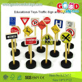 2015 Newset Mini Traffic Set Señal de tráfico de madera niños juguetes educativos Set